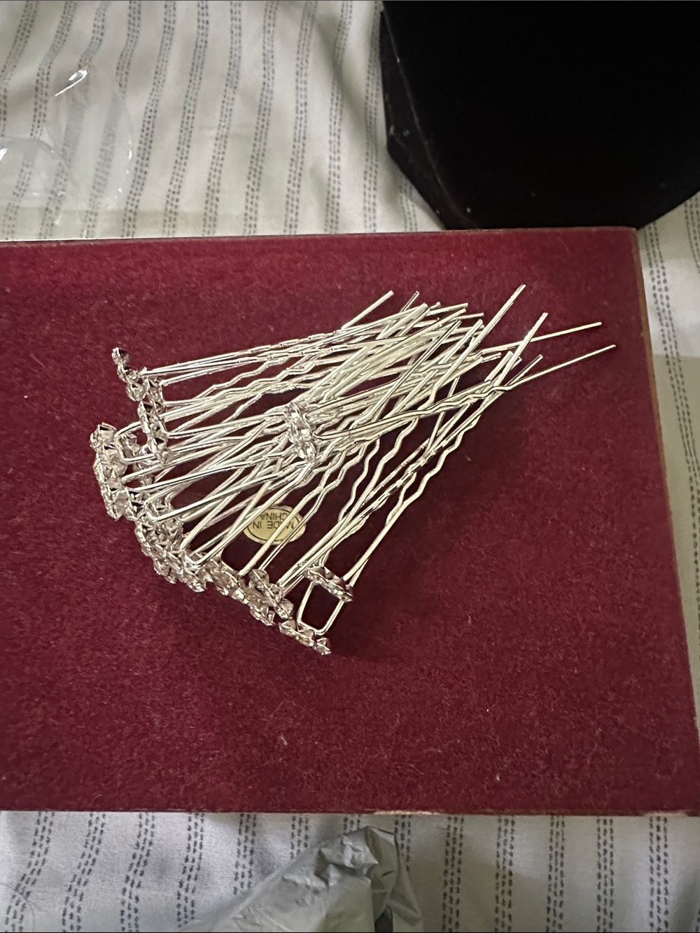 20 pieces Silver Decorative Hair Pins - Set of Elegant Silver Bobby Pins